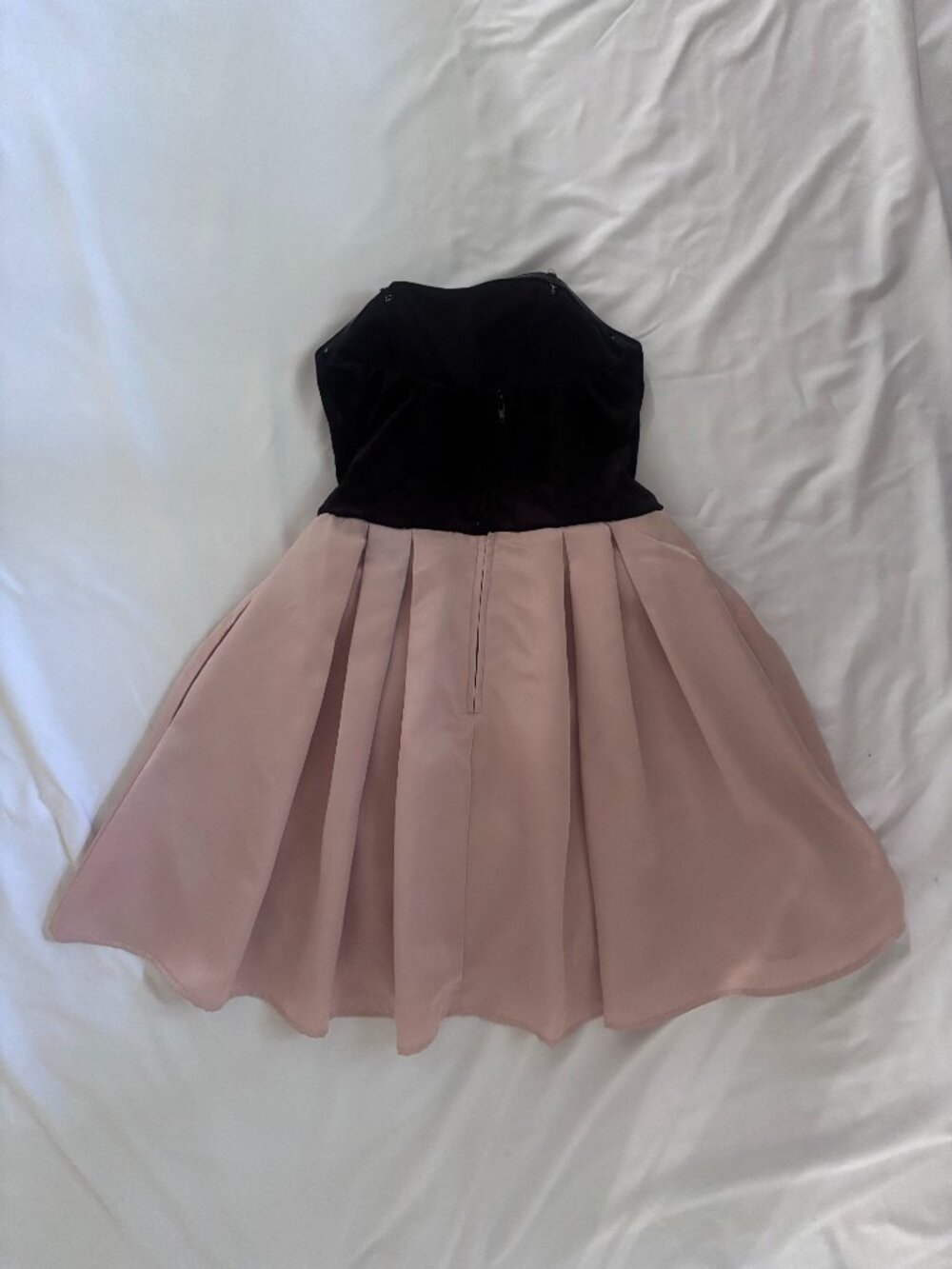 Speechless Strapless Black & Blush Fit & Flare Party Dress Size 1